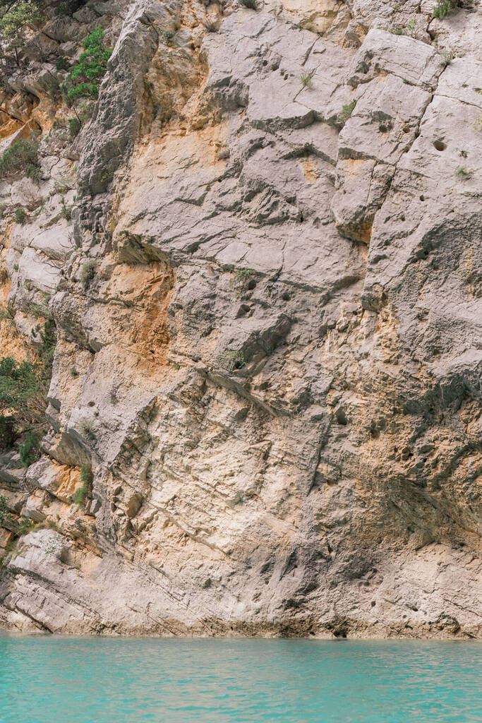 Verdon paroi calcaire